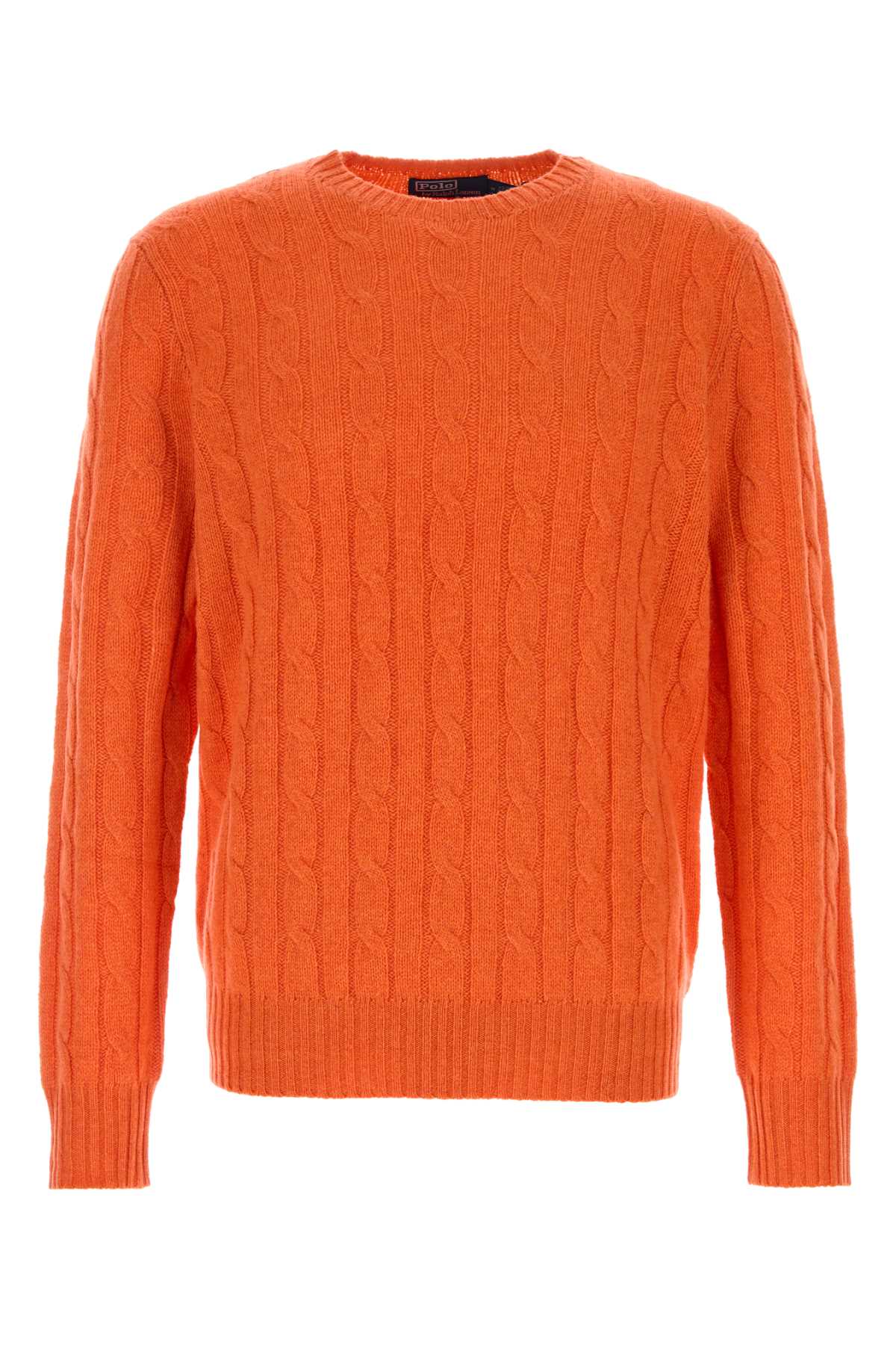 Cable Sweater — Orange