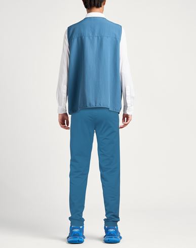 Ea7 Man Pants Pastel blue Size XS Cotton, Elastane