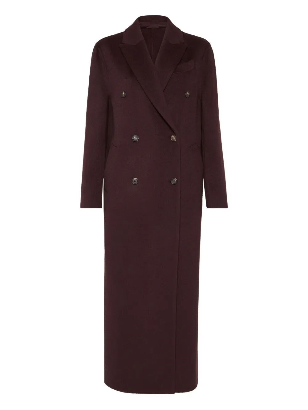 Hand-Crafted Coat In Cashmere Double Beaver Cloth W