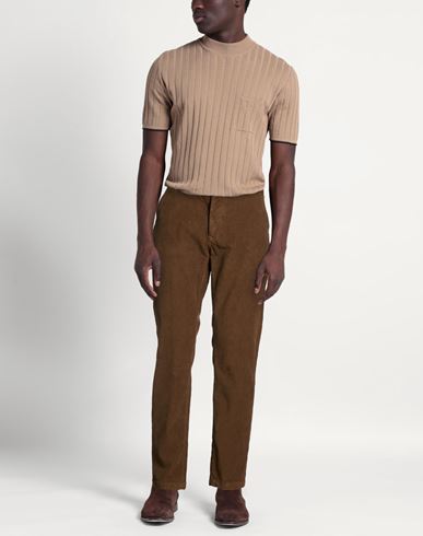 Man Pants Light brown Size 34 Cotton