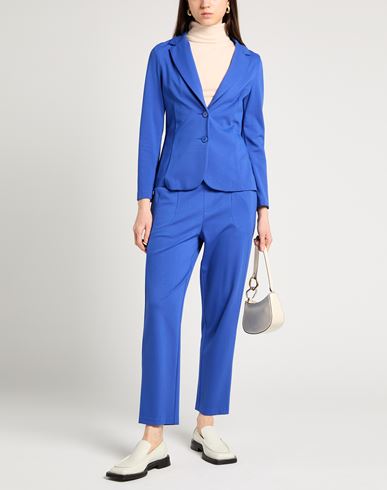 Woman Suit Bright blue Size S Viscose, Polyamide, Elastane