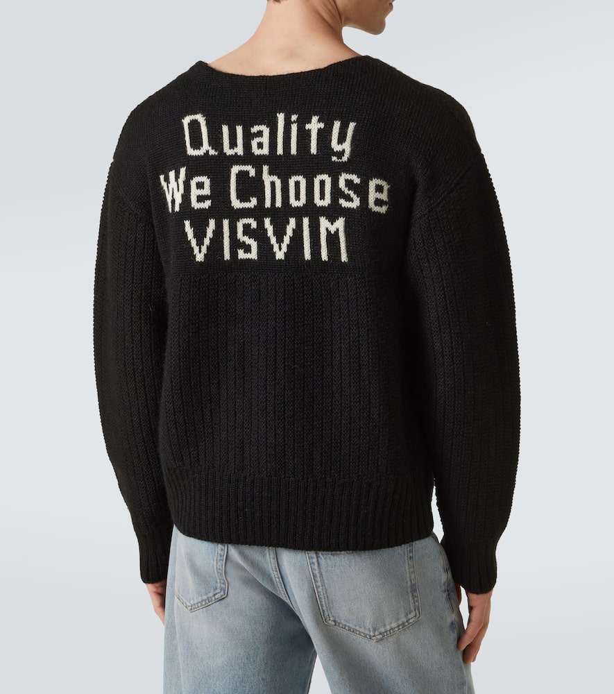 Logo wool and mohair-blend sweater