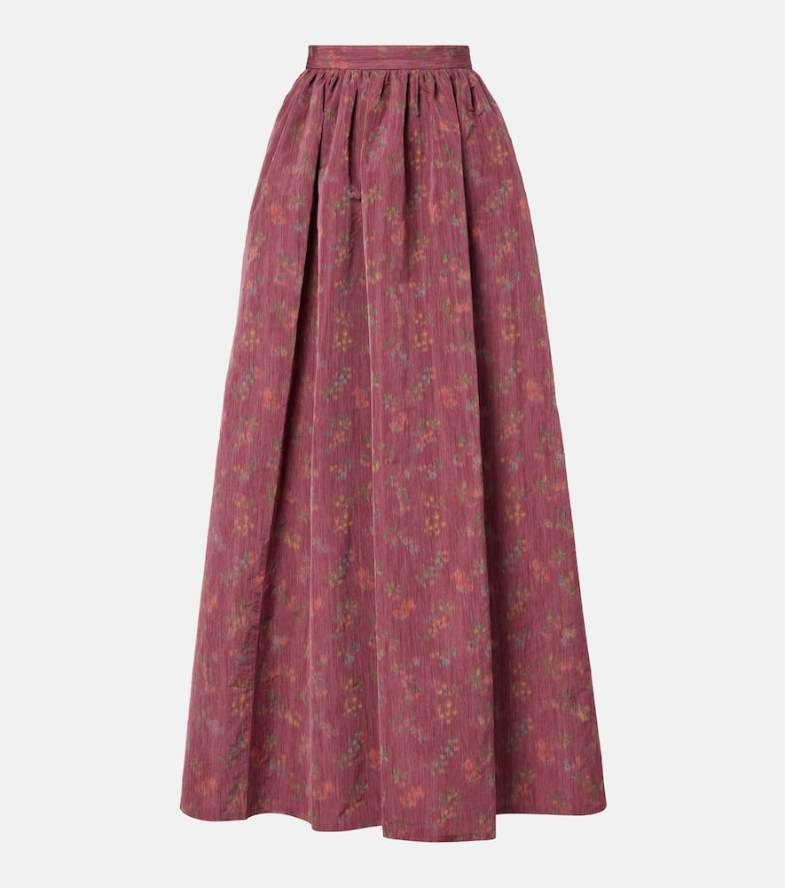 Morgaine floral maxi skirt