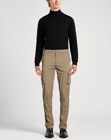 Man Pants Taupe Size 36 Cotton, Elastane