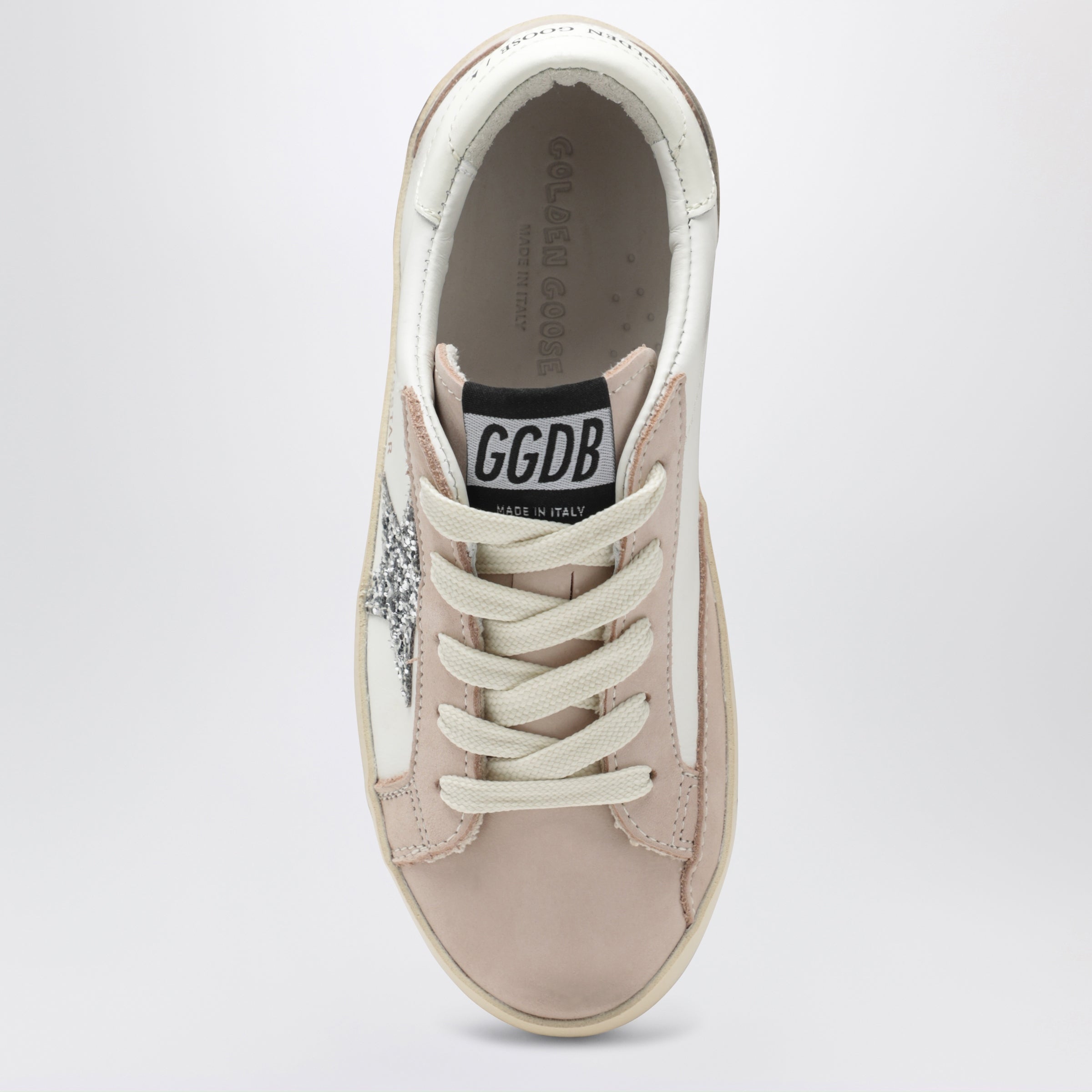 Super-Star sneakers in white/pink/silver