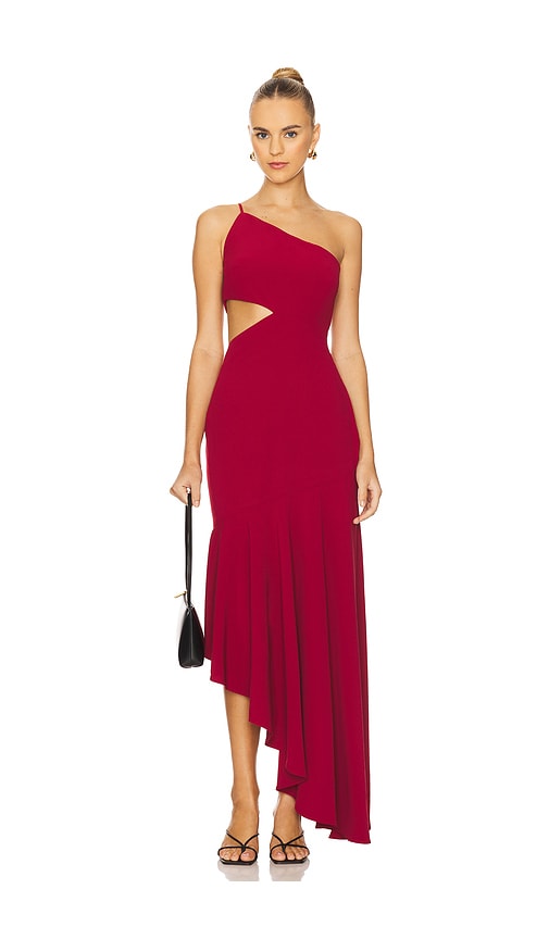 NBD Lucinda Dress in Burgundy.  XS. Also in L, M, S