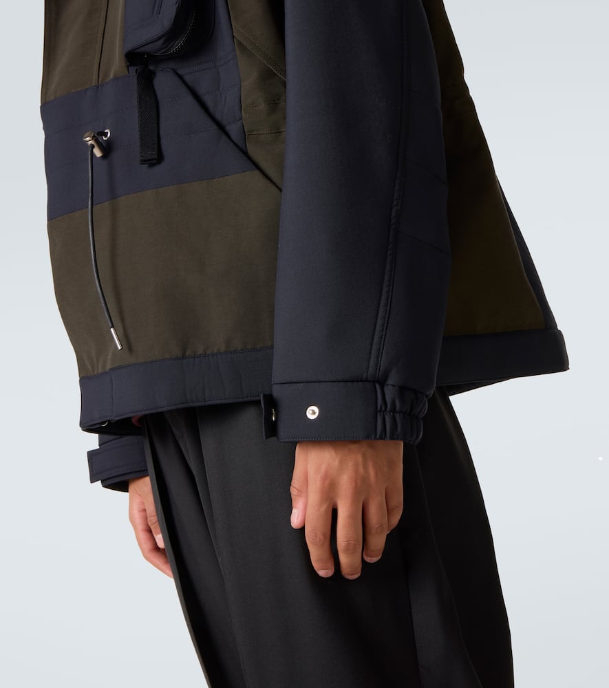 Colorblocked technical jacket