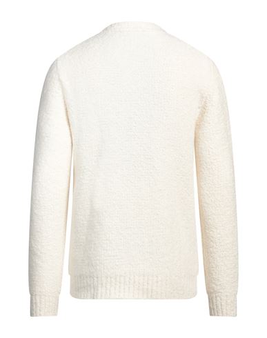 Man Cardigan Ivory Size 36 Cashmere, Silk