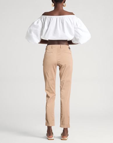 Woman Pants Light brown Size 25 Cotton, Elastane
