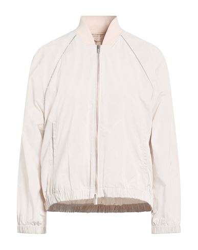 Woman Jacket Light grey Size 6 Polyester