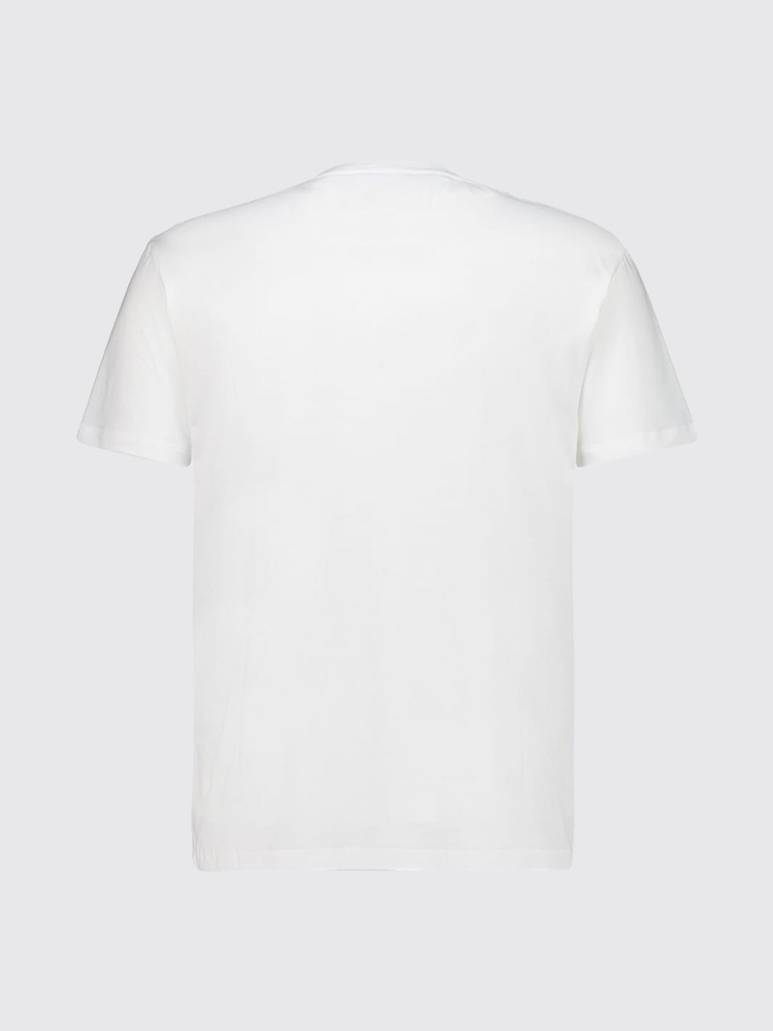 Slim Fit Cotton T-Shirt with VLogo Signature