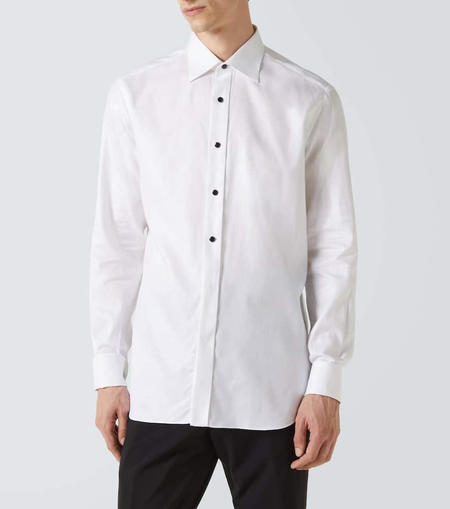Cotton tuxedo shirt