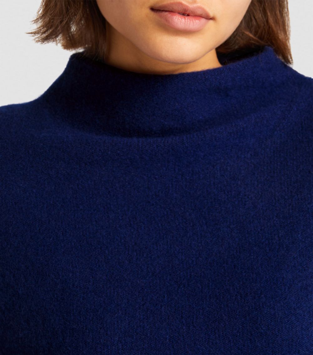 Cashmere Funnel-Neck Sweater