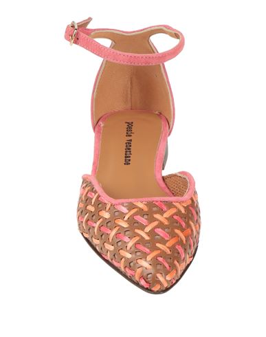 Poesie Veneziane Woman Ballet flats Camel Size 6 Leather, Textile fibers