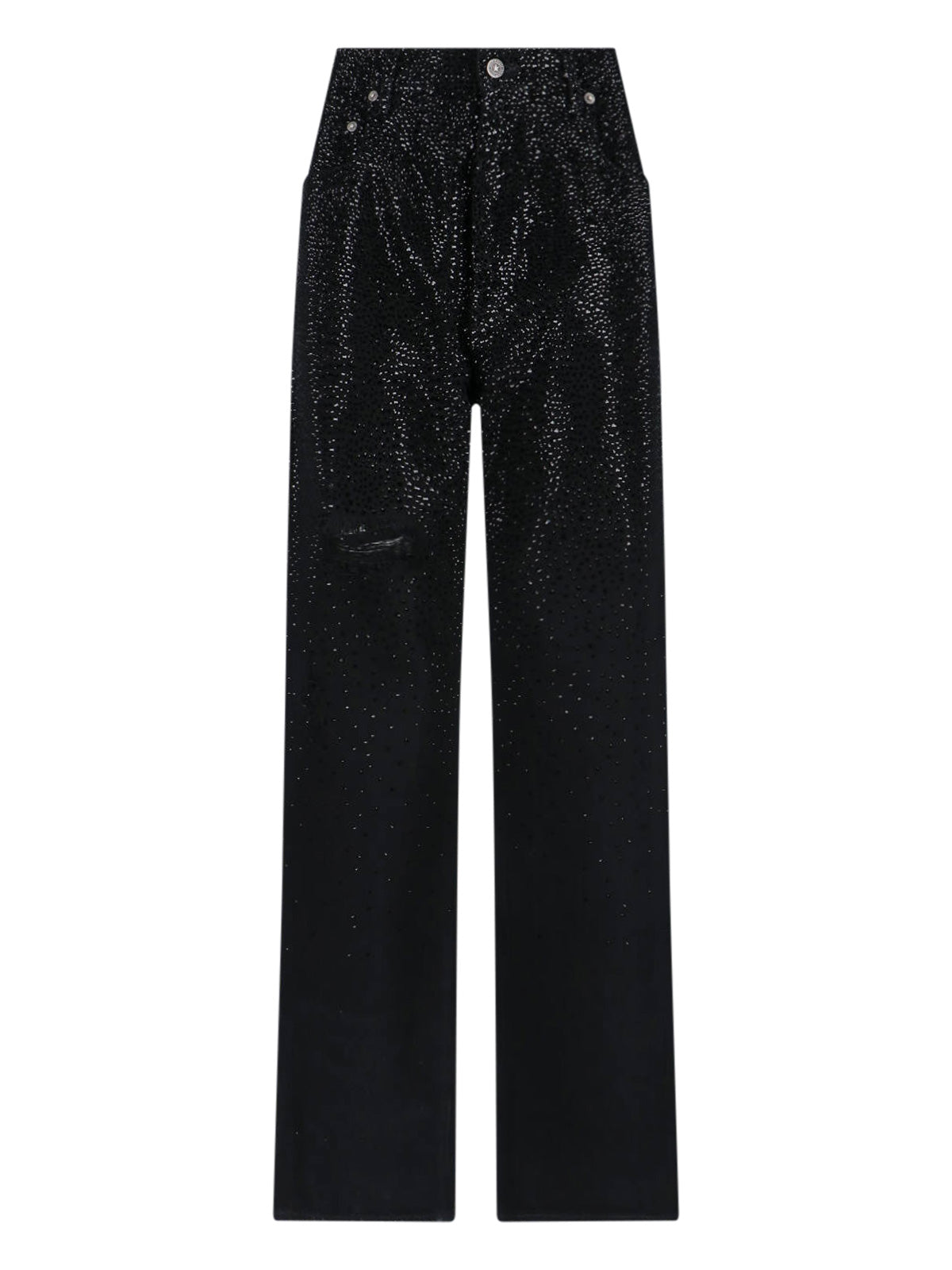 Women's Cotton Denim Jeans with Utility-Style Pockets