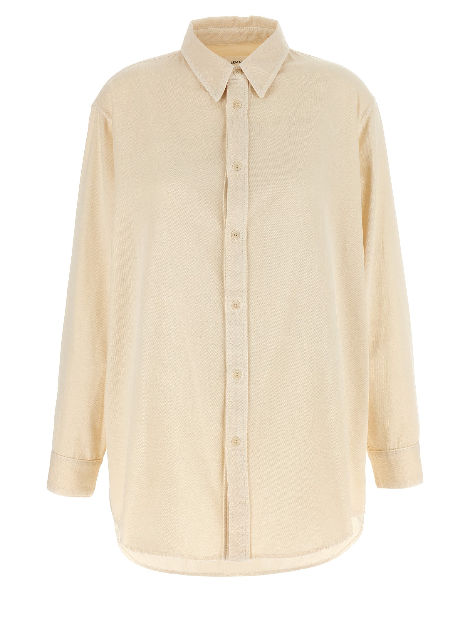 Cotton Canvas Shirt — Beige