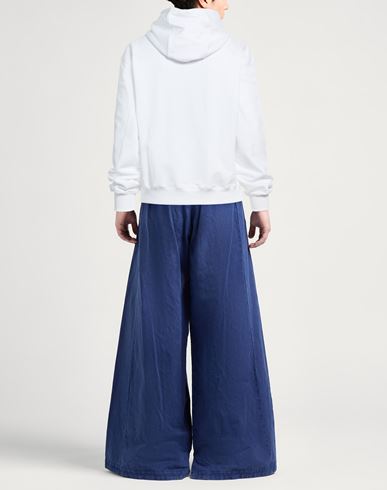 Man Sweatshirt White Size L Cotton, Viscose