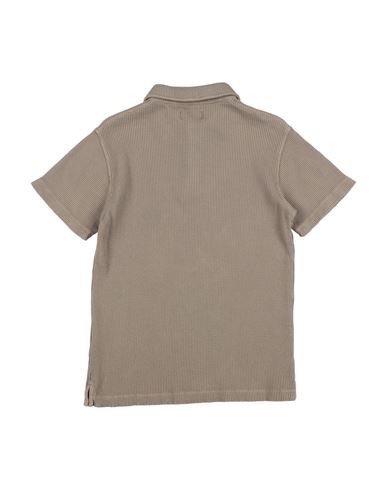 Kid Boy Polo shirt Khaki Size 10 Cotton