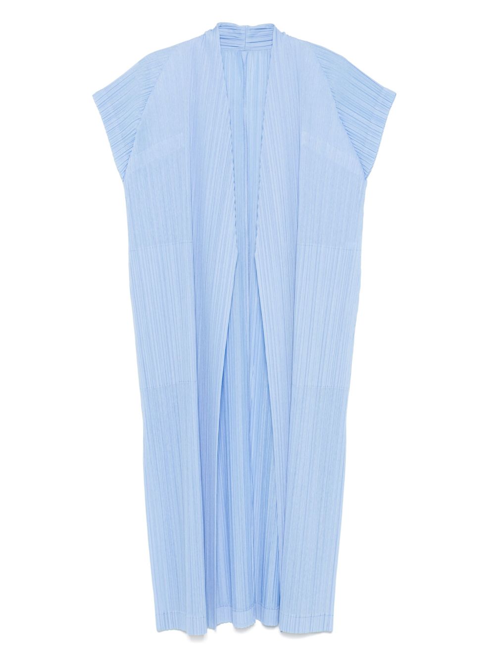 Pleats Please Issey Miyake Ramie Pleats vest - Neutrals