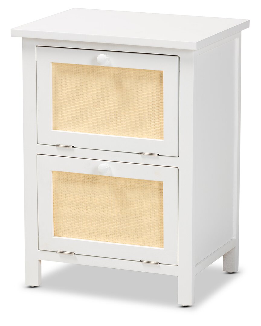 Sariah Rattan 2-Door Nightstand