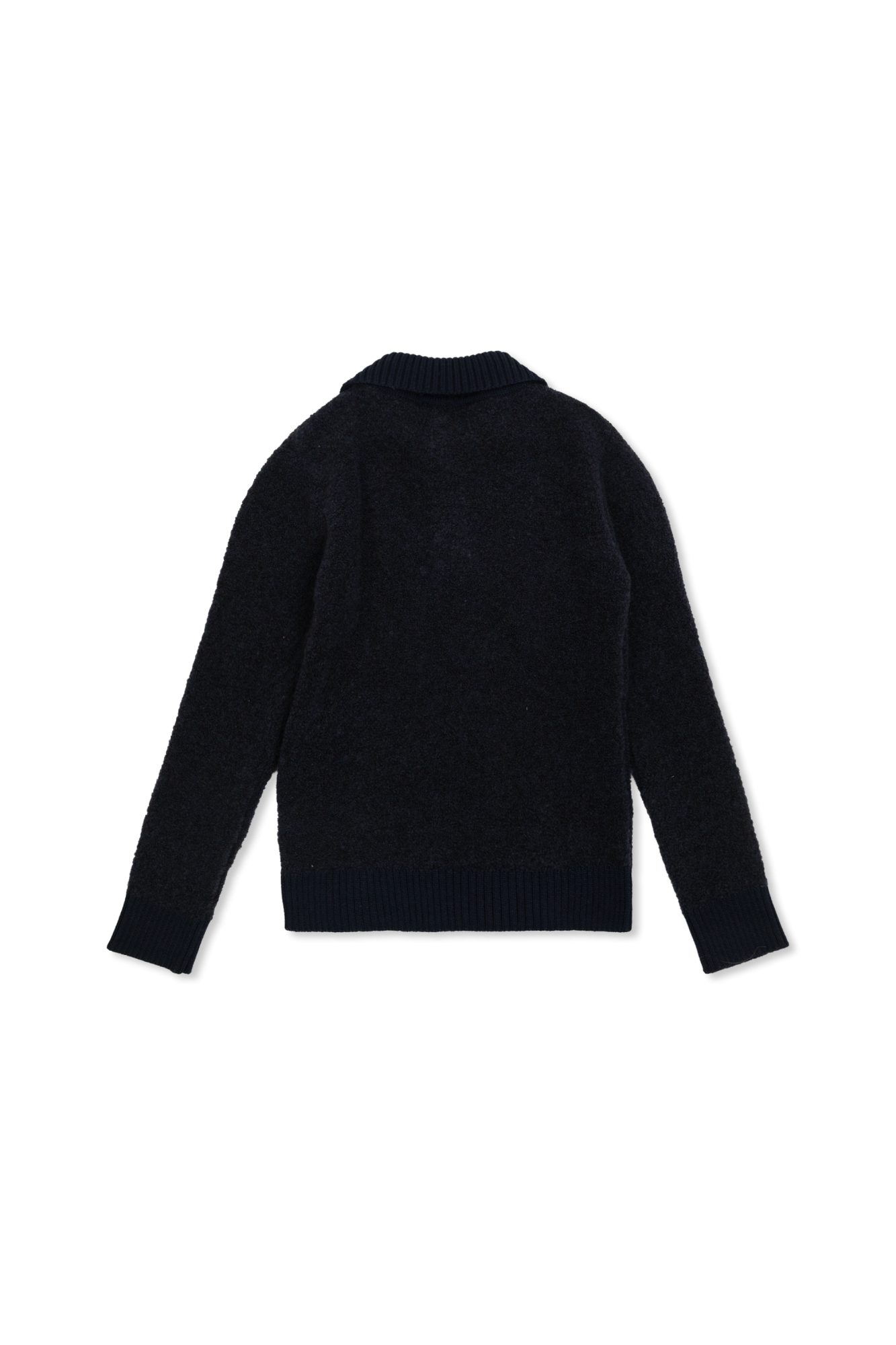 Balmain Kids Sweater With Patch, Unisex, Navy Blue