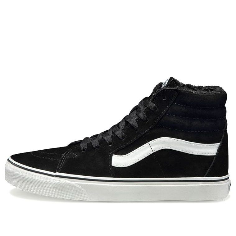 SK8-HI Pig Suede Fleece Black