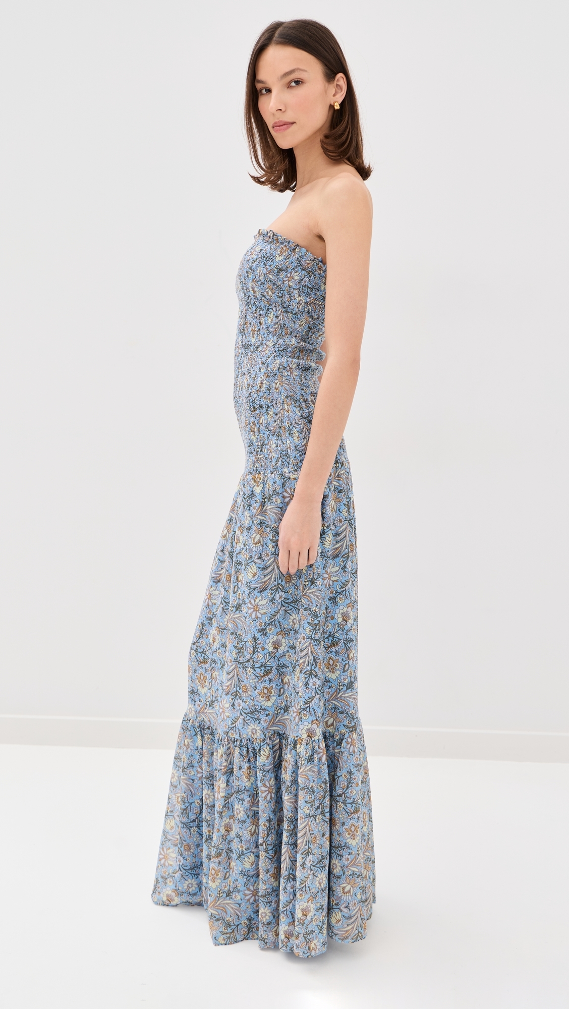 Clem Dress Blue Jay Multi