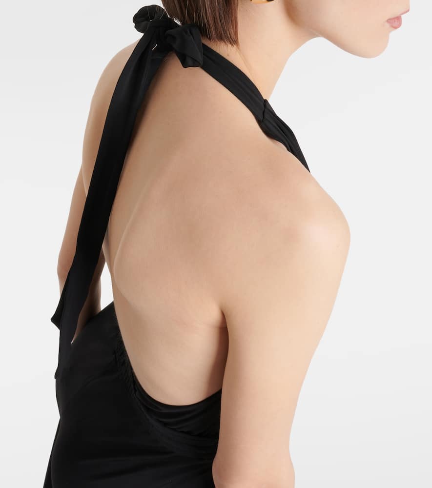 Nice halterneck jersey jumpsuit