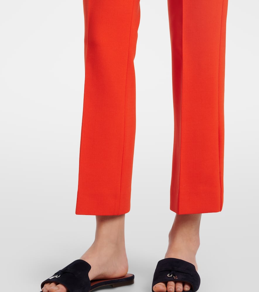 Nepeta high-rise wool-blend straight pants