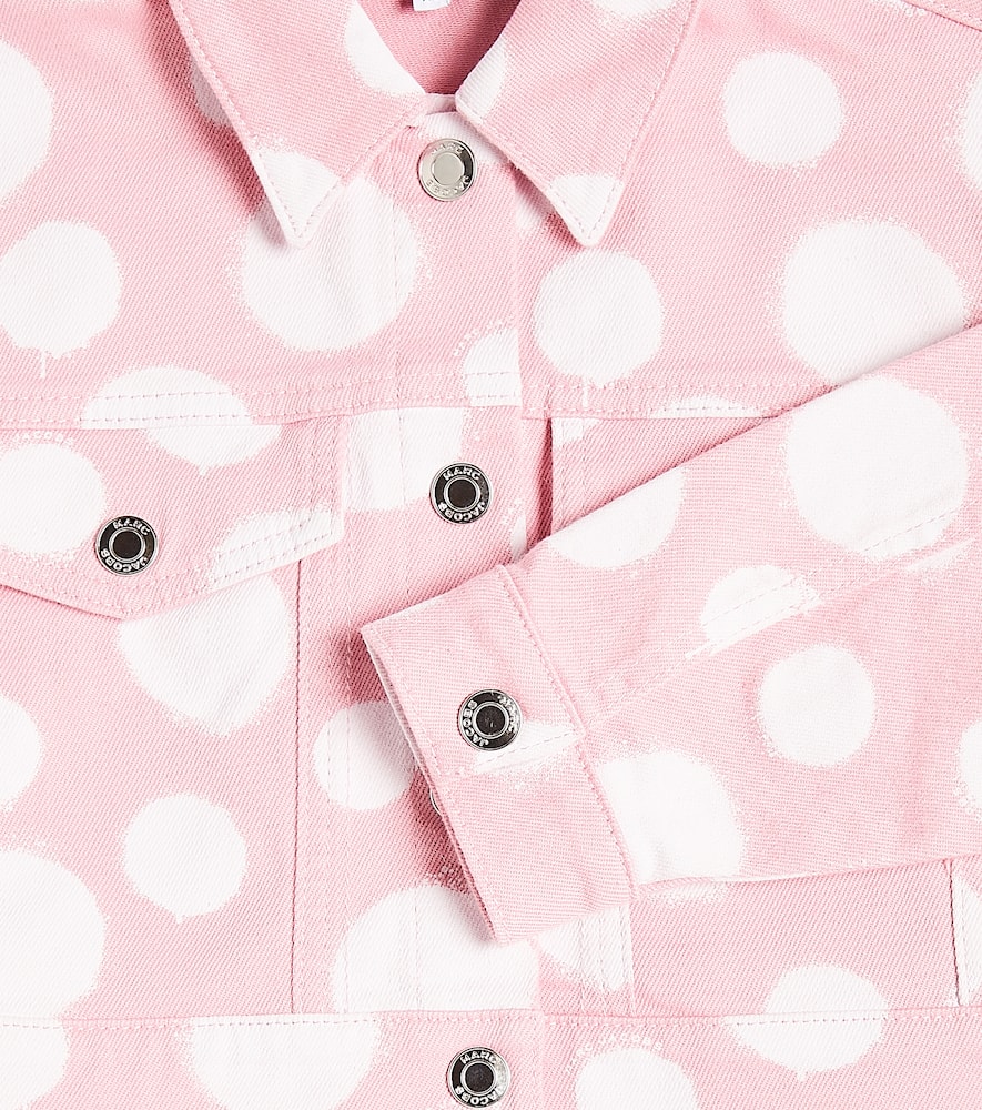Marc Jacobs Kids Polka-dot denim jacket