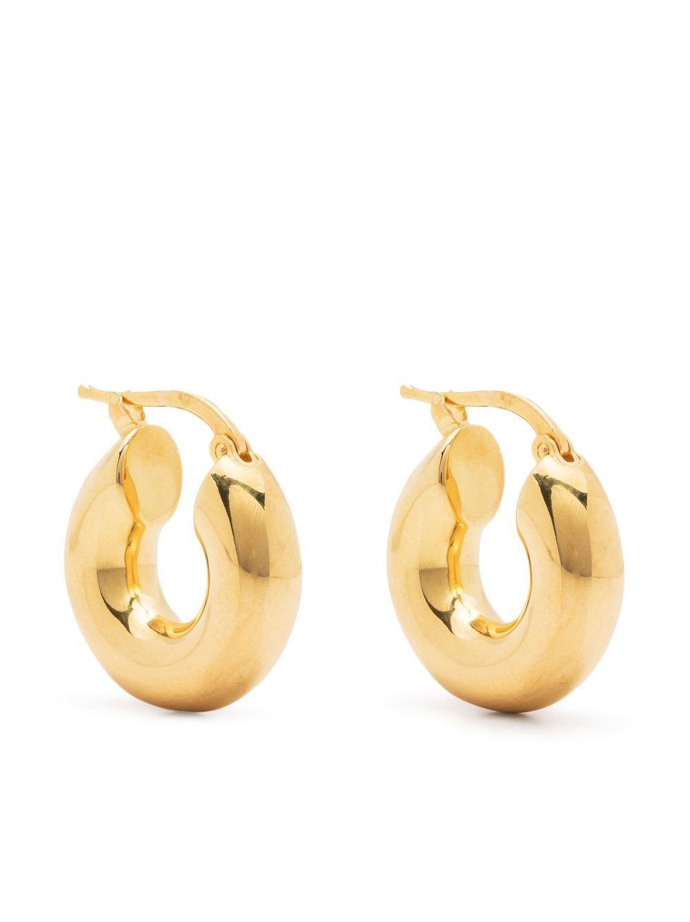 Sculptural hoop earrings - Gold