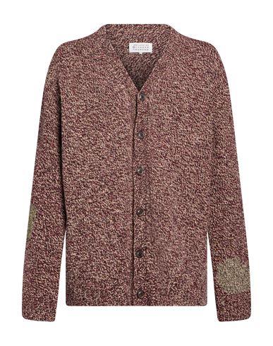 Man Cardigan Garnet Size S Wool, Alpaca wool