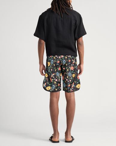 Man Shorts & Bermuda Shorts Black Size L Polyester
