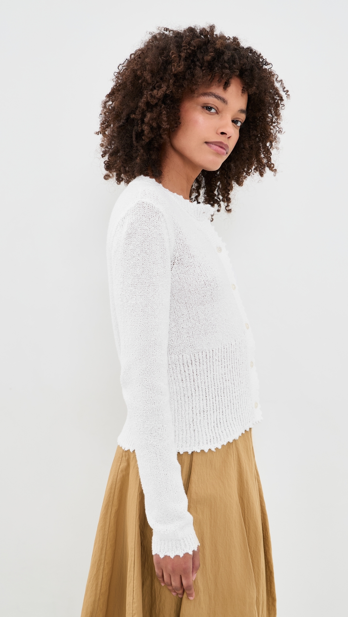 Monti Cardigan White