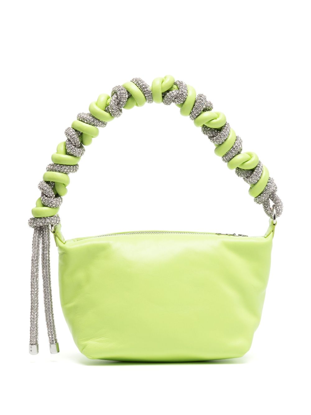 Phone Cord leather bag - Green