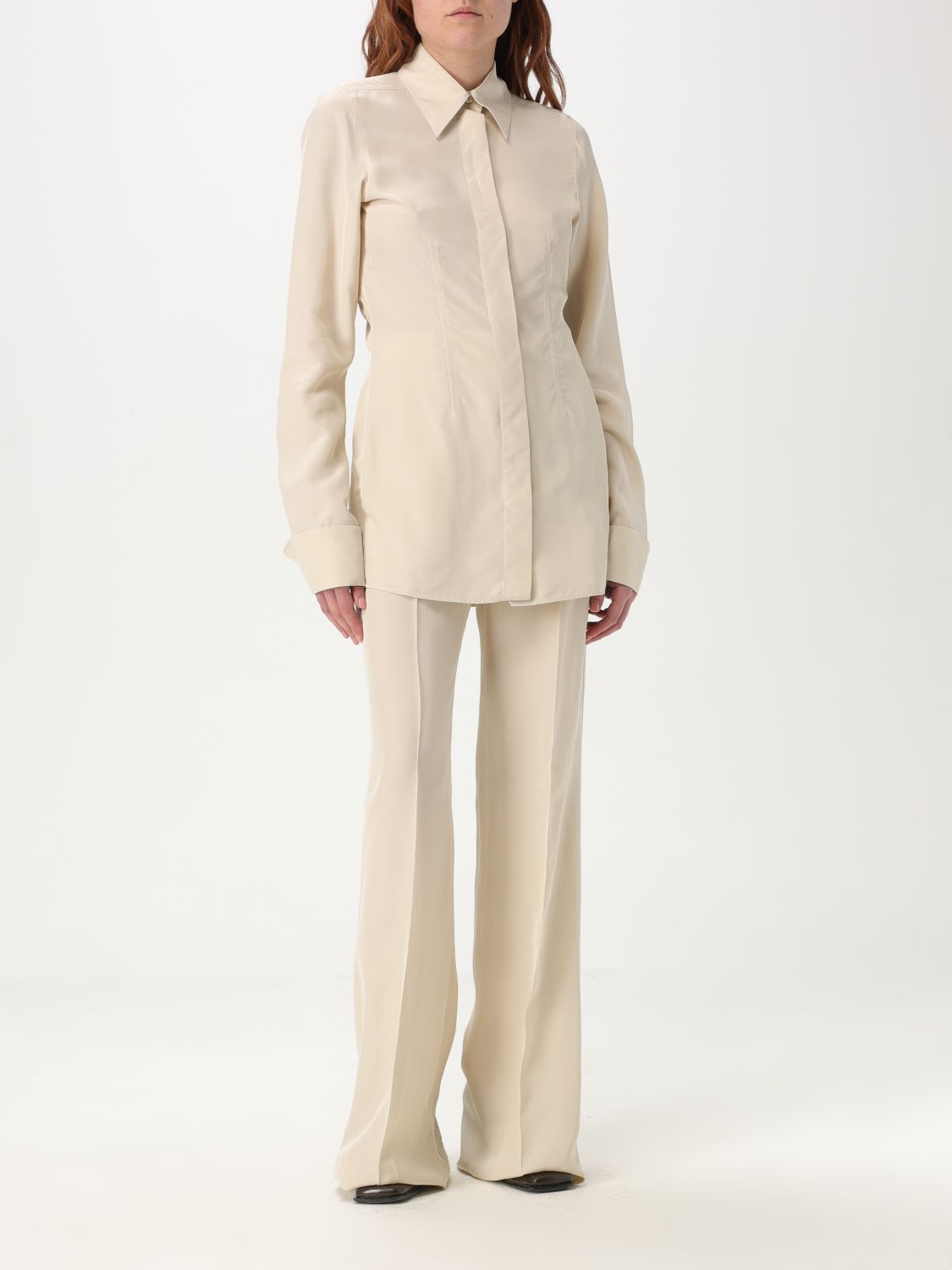 Pants SPORTMAX Woman color Ivory