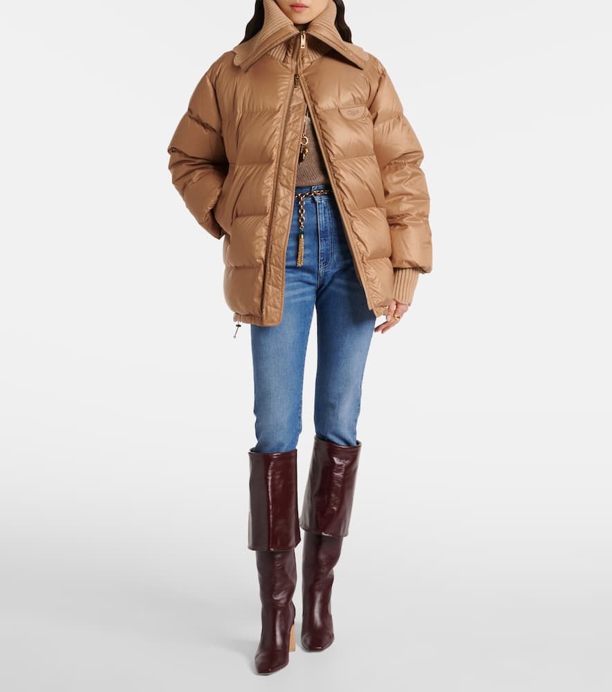 Chloé Oversized quilted down jacket