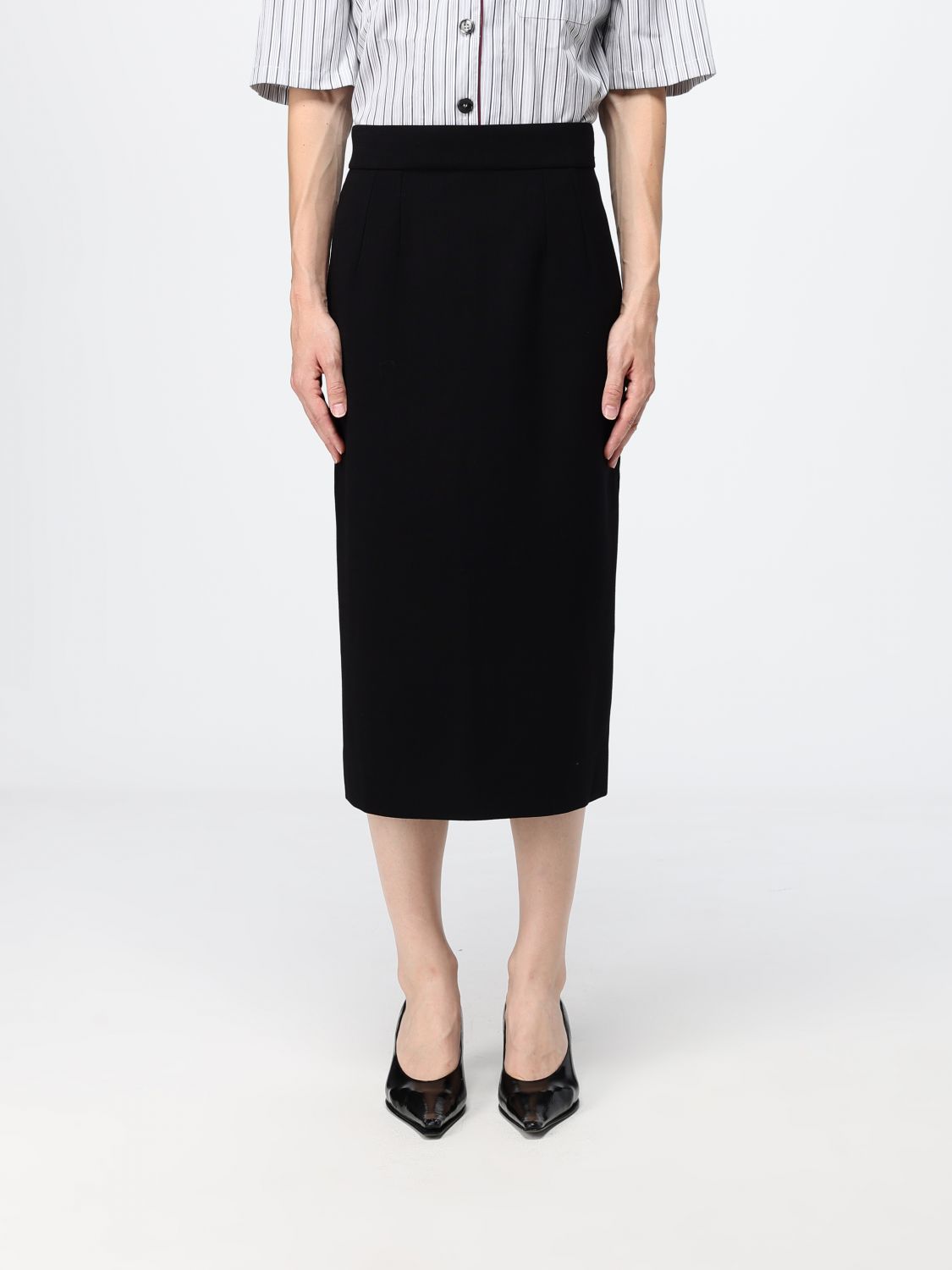 Skirt Woman color Black