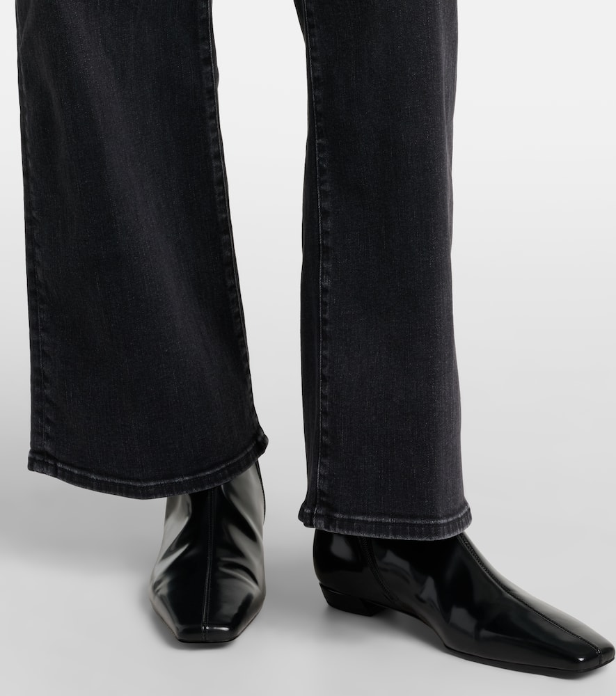 Le Slim Palazzo high-rise wide-leg jeans