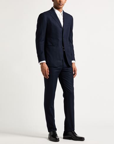Man Suit Midnight blue Size 42 Wool, Cashmere