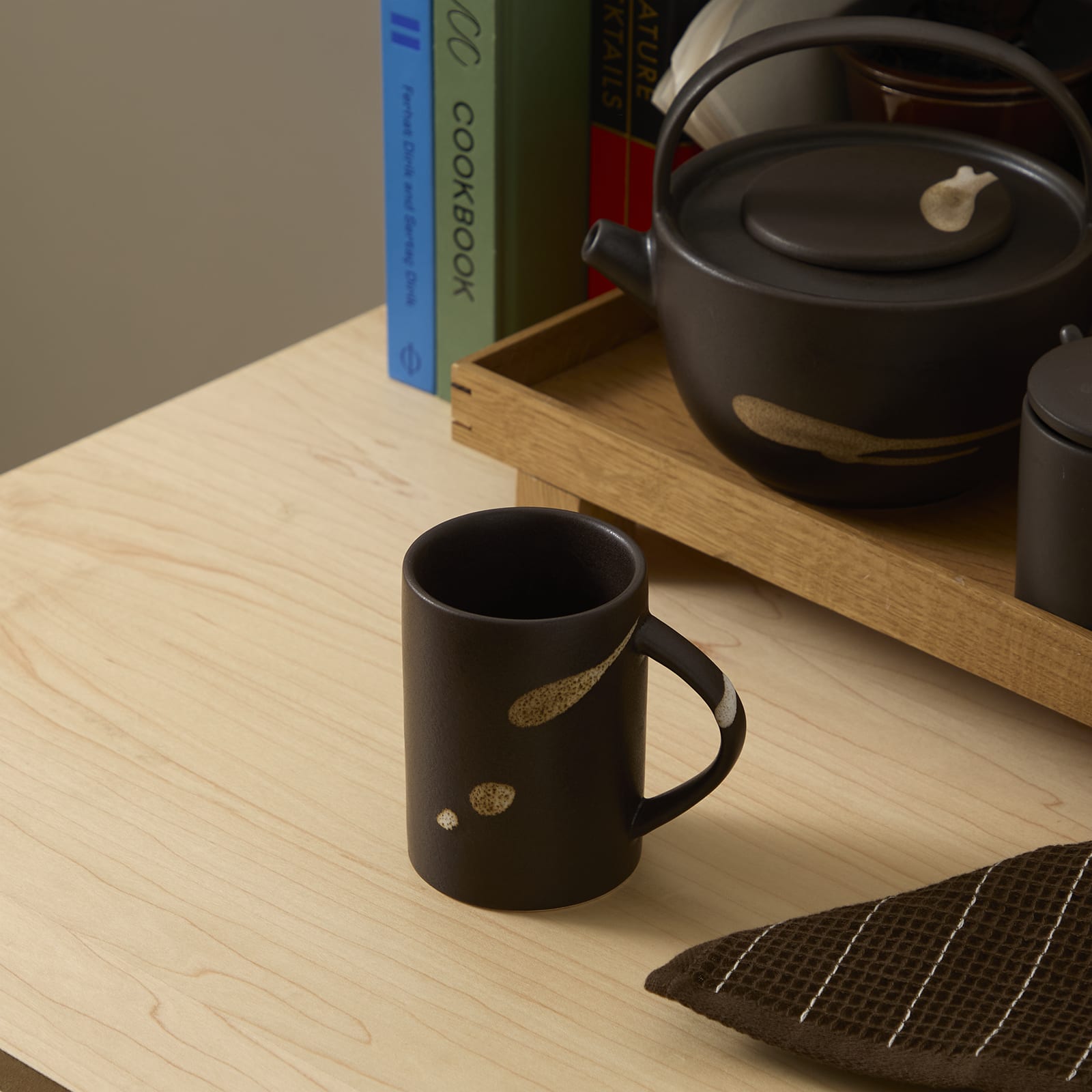 Koyo Mug Dark Brown/Buff