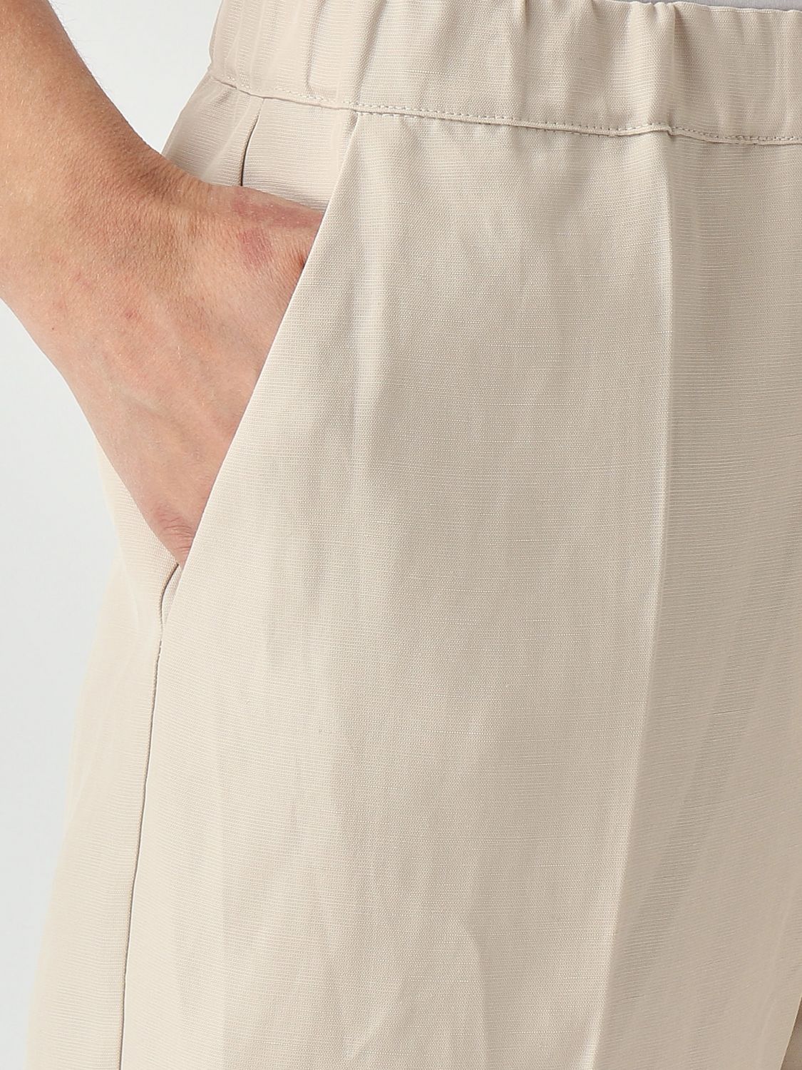Pants Woman color Beige