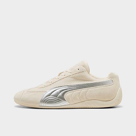 Women's Speedcat Premium Casual Shoes in Frosted Ivory/Matte Silver