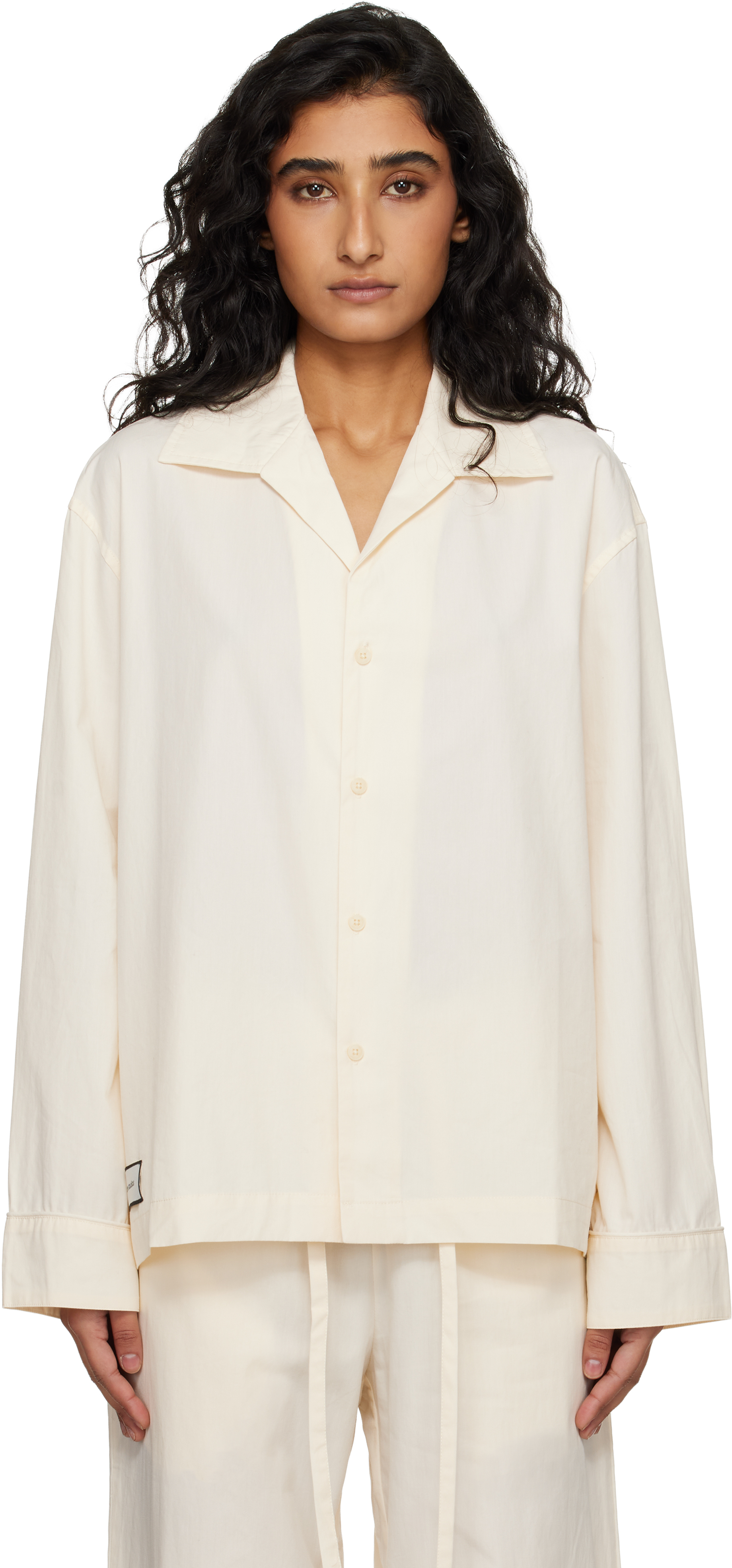 Off-White LS Pyjama Shirt