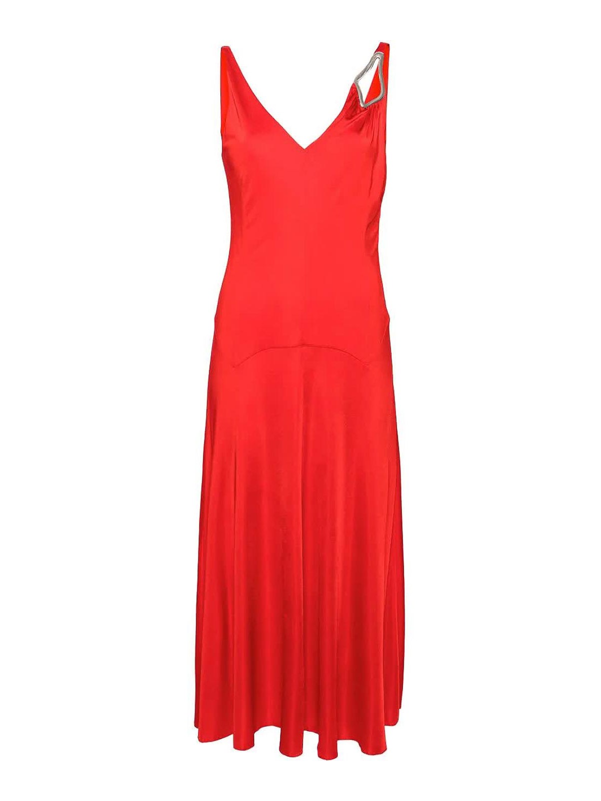 Sleeveless A-Line Midi Dress