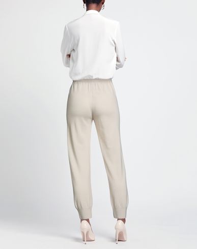 N. o.w. Andrea Rosati Cashmere Woman Pants Beige Size S Wool, Viscose, Cashmere, Nylon