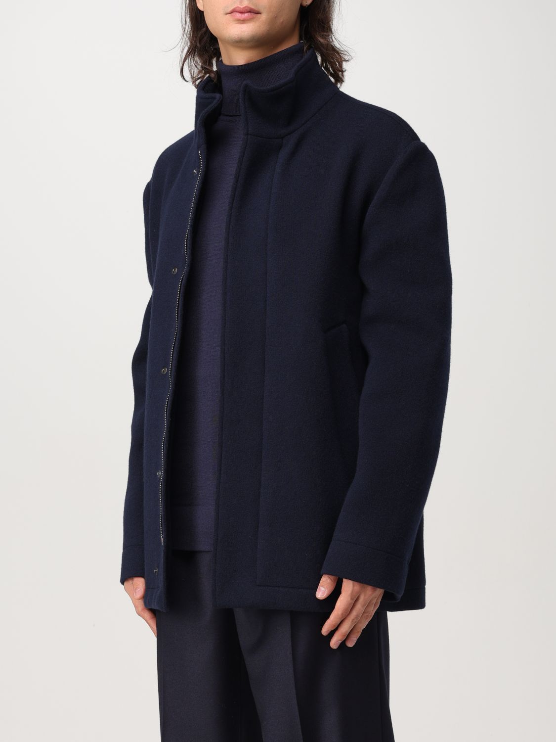 Zip-fastening jacket - Blue