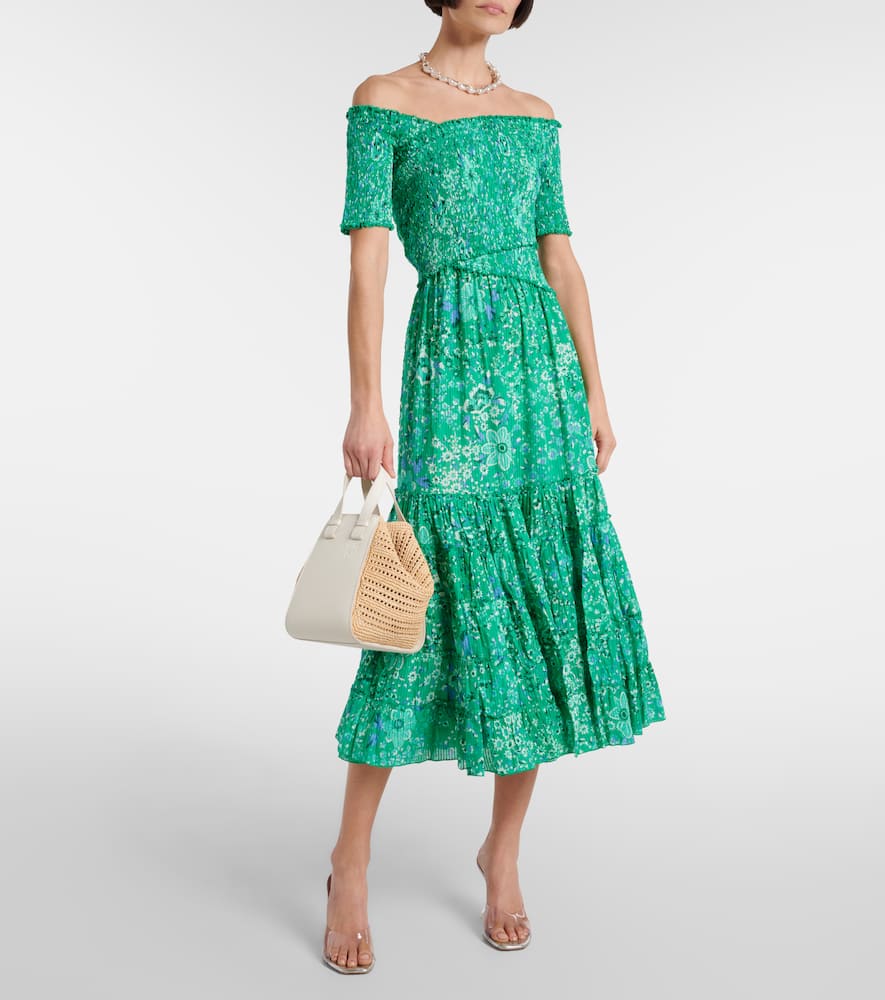 Soledad floral midi dress
