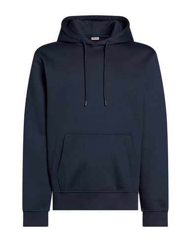 Man Sweatshirt Blue Size XL Cotton, Polyester