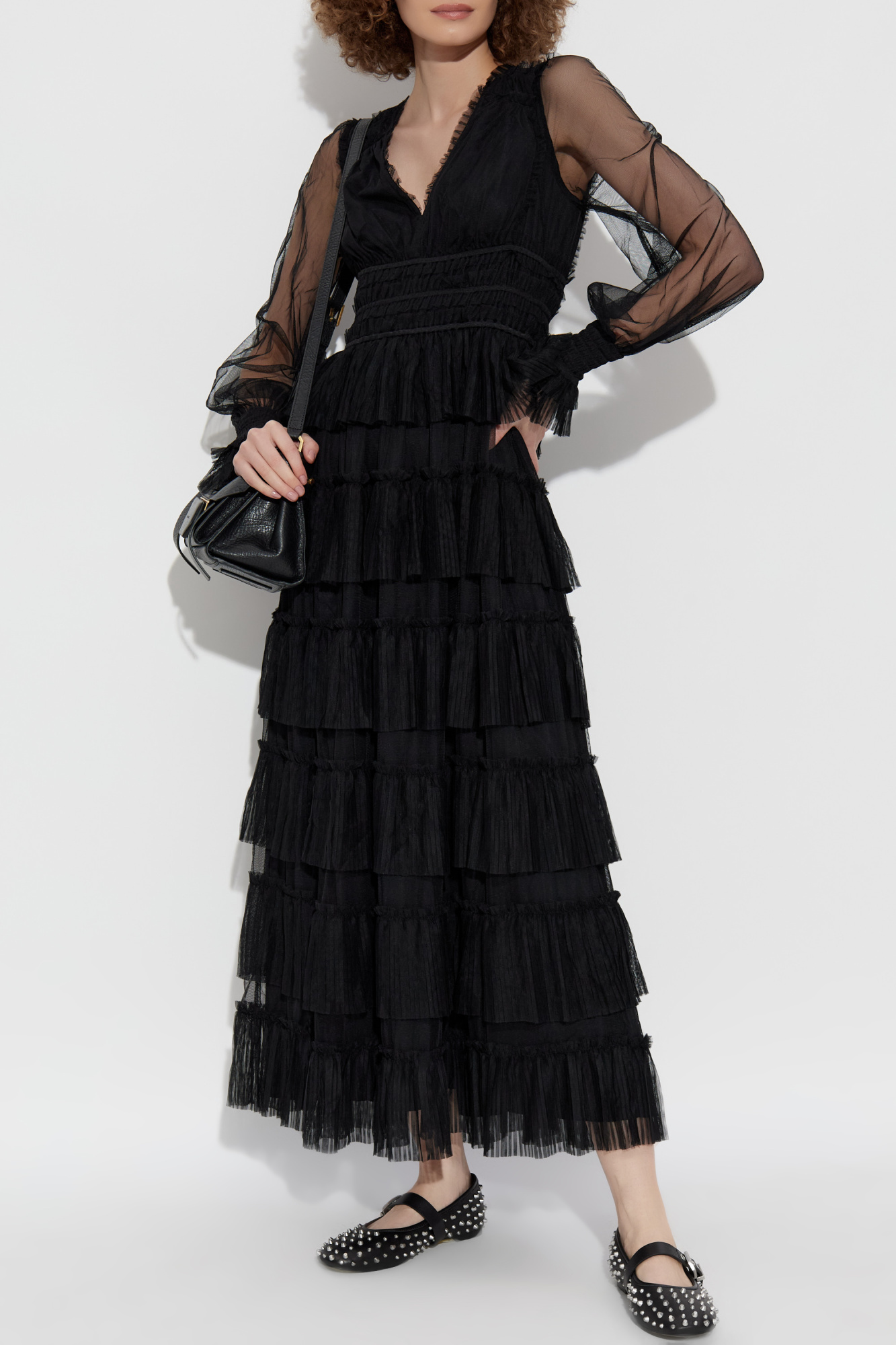 Tulle Dress `Xantara`, Women's, Black
